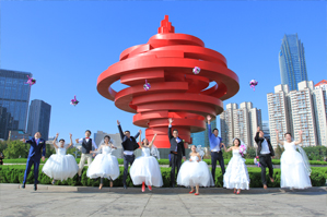2018年7月5日第四十九届青岛集体婚礼：“海之恋”海誓山盟集体婚礼