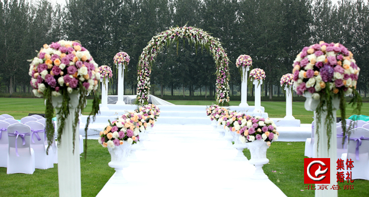2020年6月27日:北京草坪婚礼“清新浪漫”户外园林系